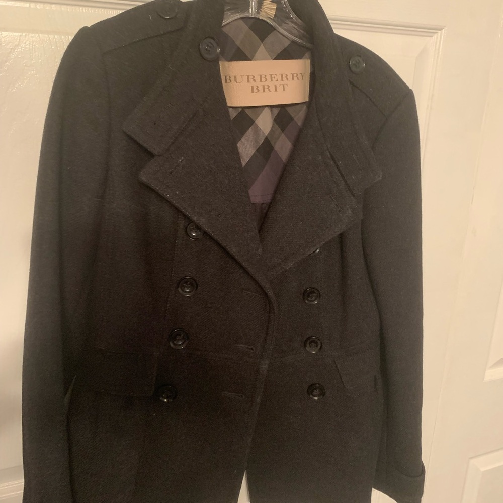 Burberry Brit Women's Charcoal Peacoat